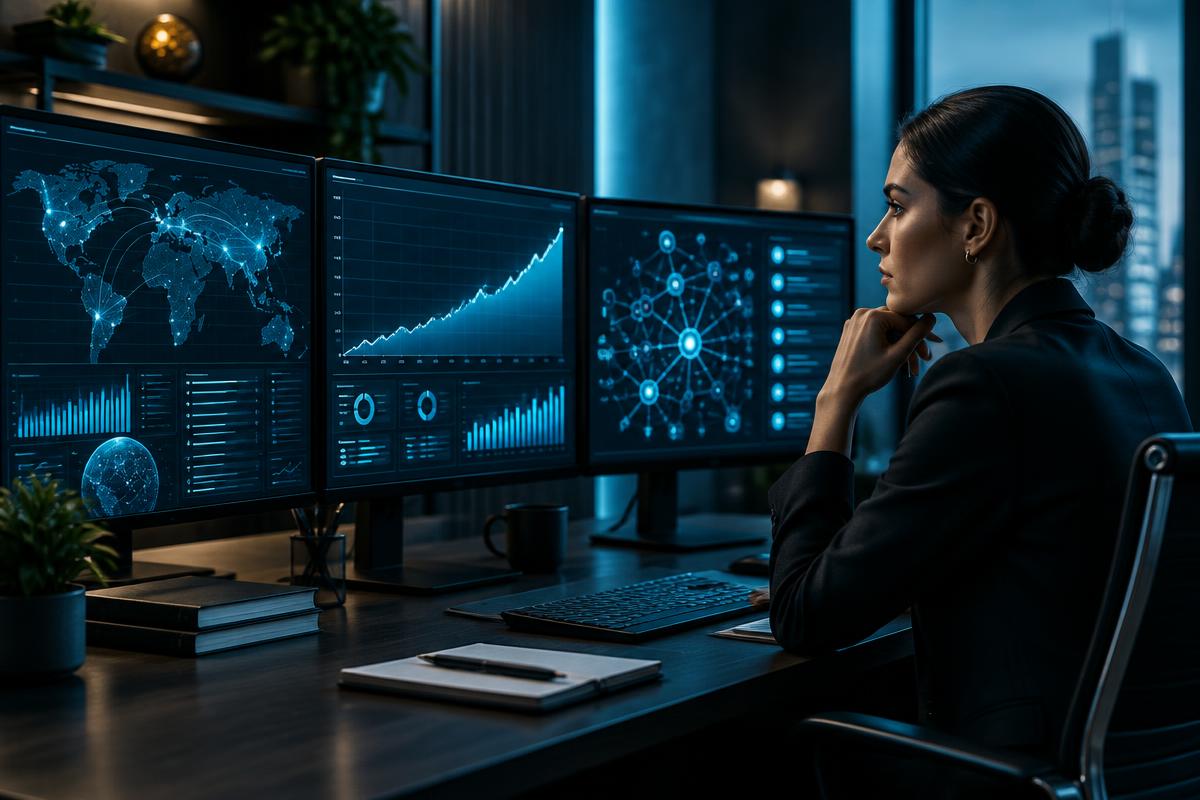 Search strategist reviewing ranking growth